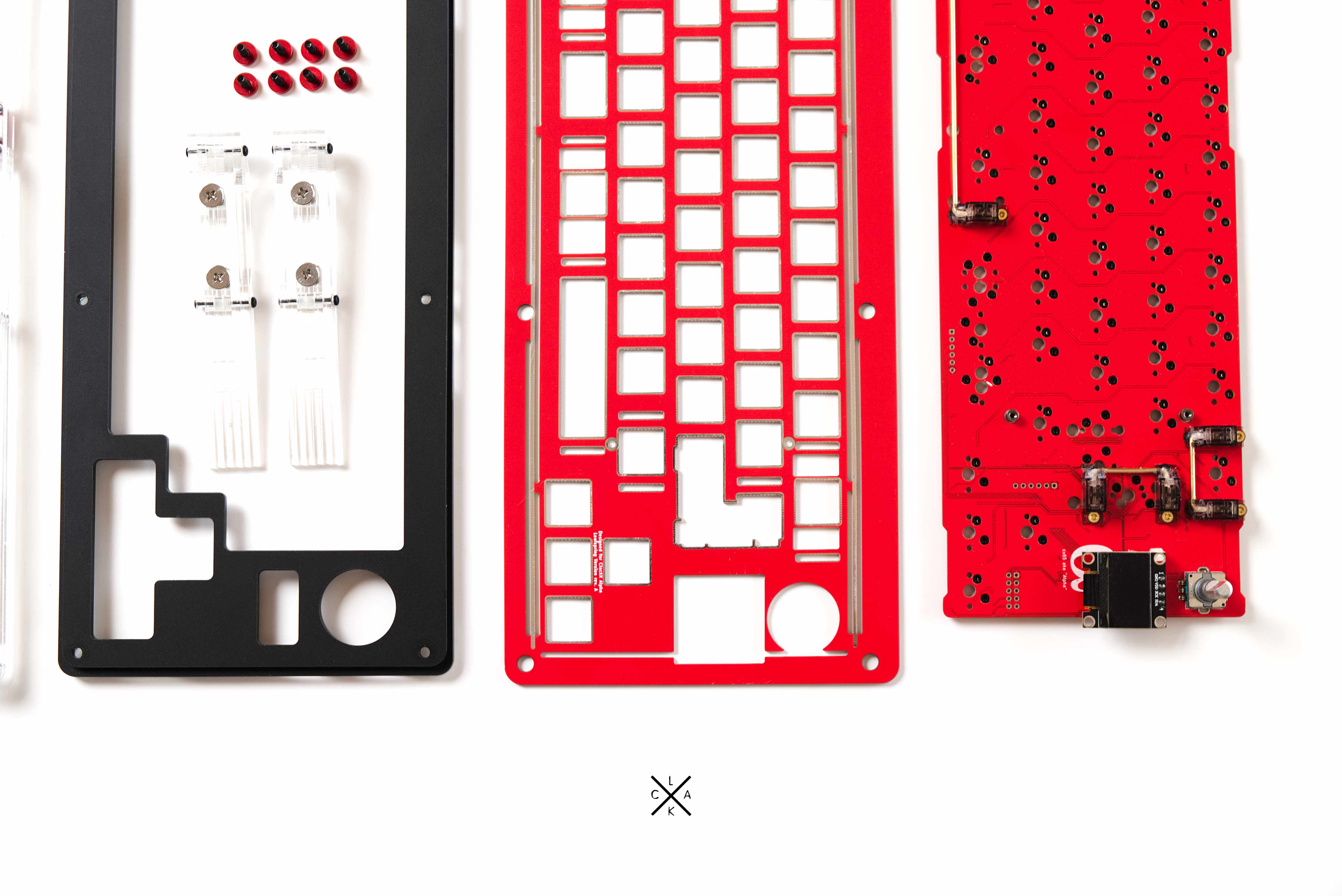 Closer view of the electronic parts